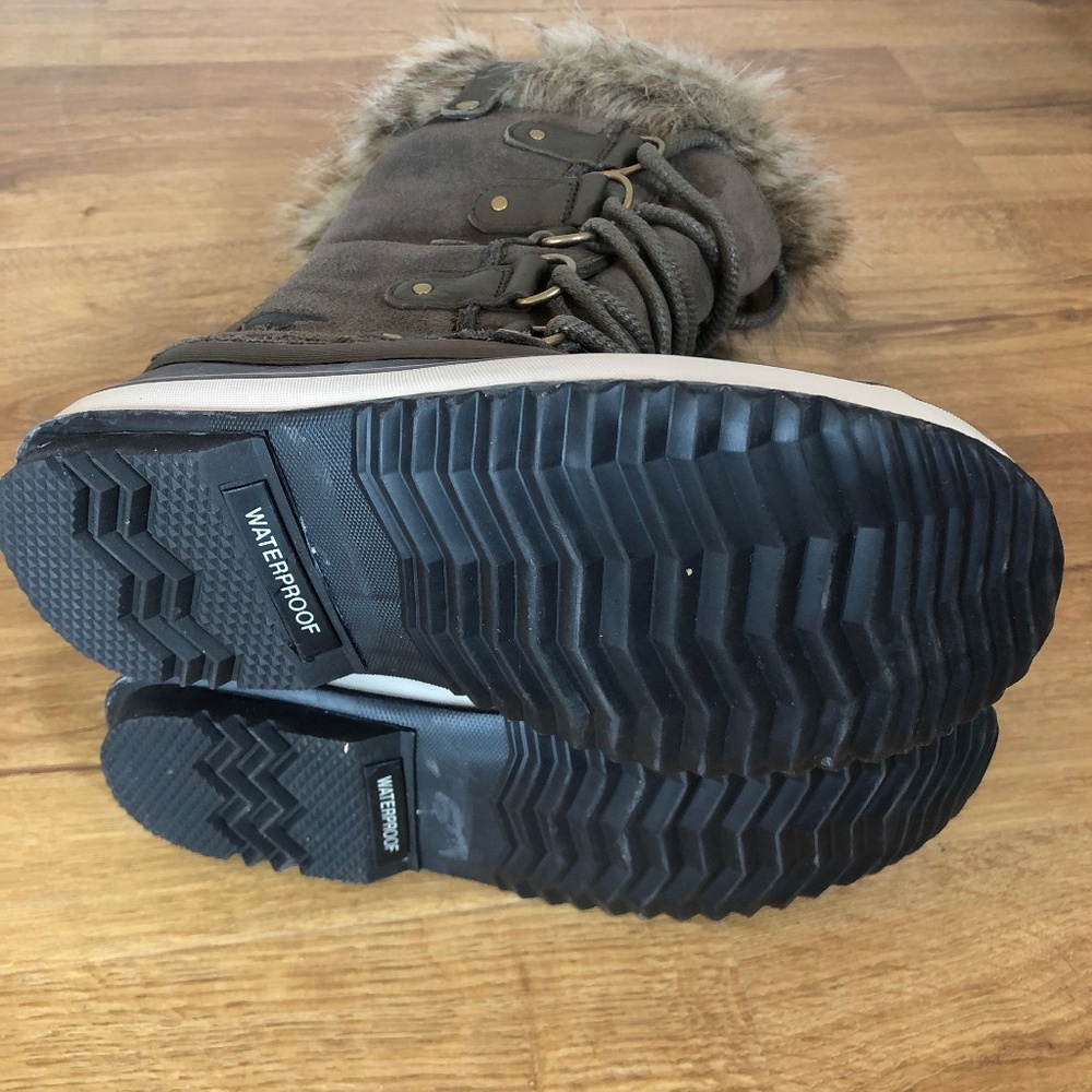 Sorel Joan of Arctic Lace Up Winter Boot Size 6 - Picture 4 of 7
